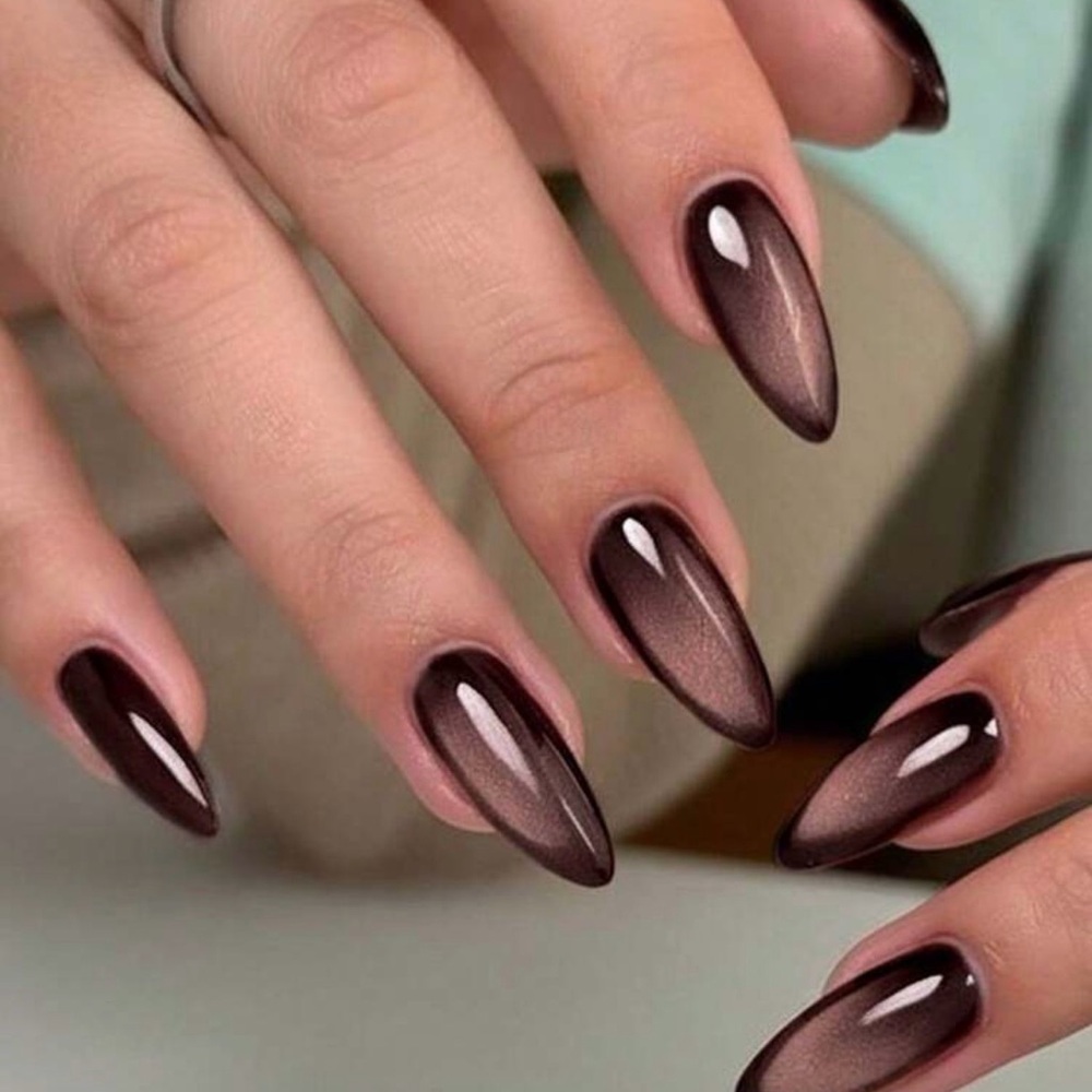 Elegant cat eye press on nails